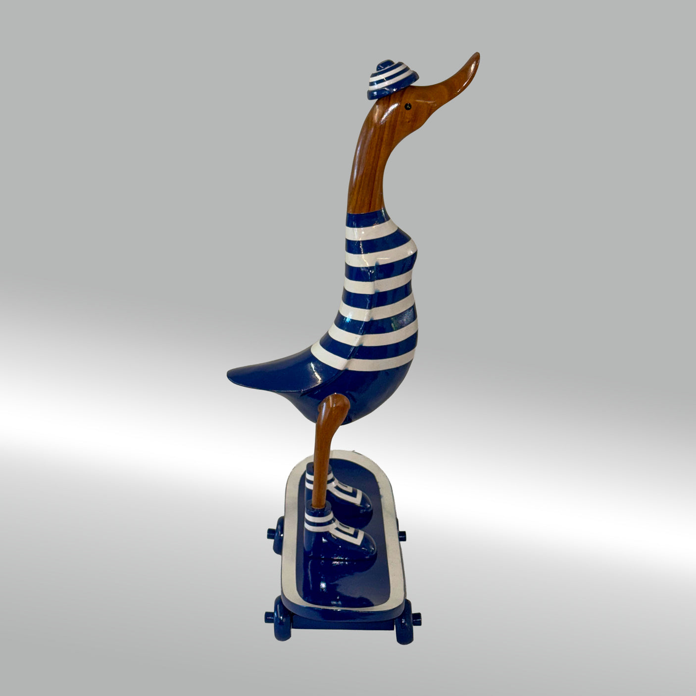 Ente Skateboarder groß »Keegan« Board mit rollenden Rollen ca. 57 cm hoch