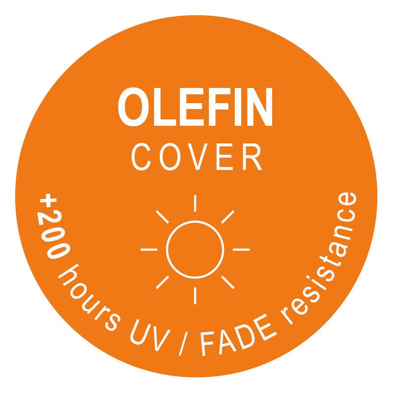 Cinas Sonnenschirm Antibes 330 cm rund - Aluminiumgestell mit Naturweißer Bespannung