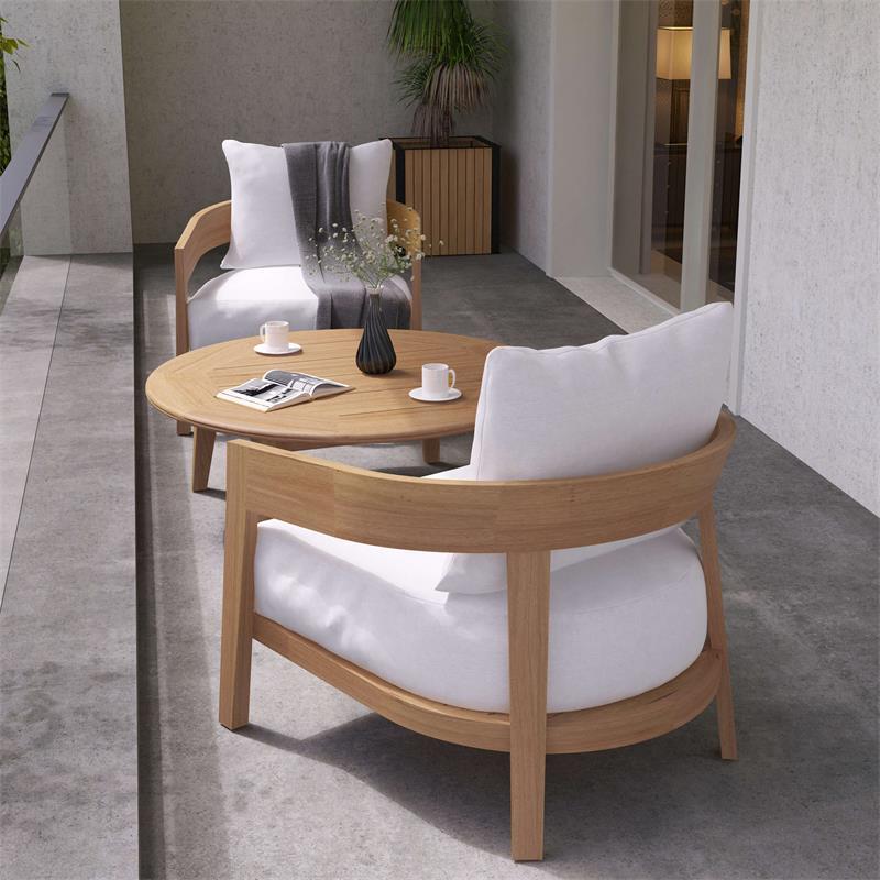 Vento Teak Sessel 1 Sitzer 80 x 83,7 x 67 cm