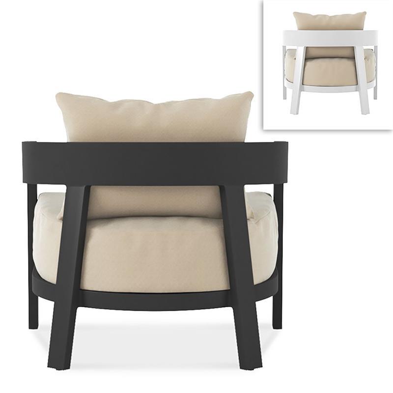 Vento Aluminium Sessel 1 Sitzer 80 x 83,7 x 66 cm