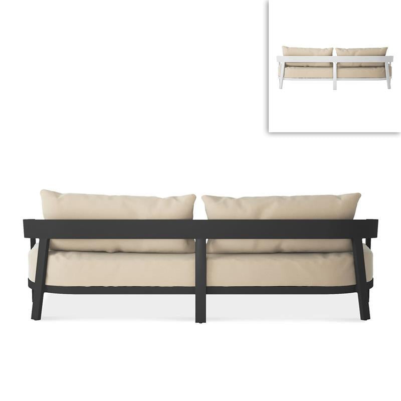 Vento Aluminium Sofa 3 Sitzer 240 x 86,3 x 67 cm