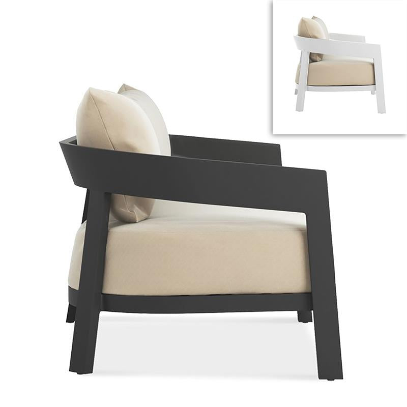 Vento Aluminium Sofa 3 Sitzer 240 x 86,3 x 67 cm