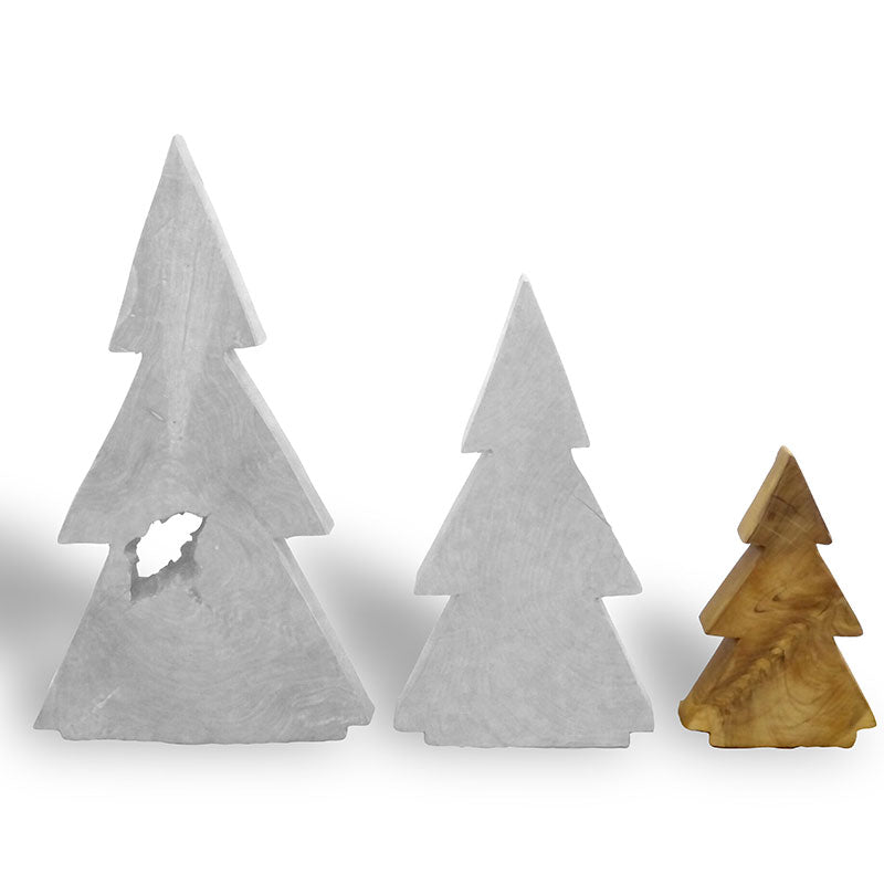 Teak Christmas tree small - approx. 26 cm high