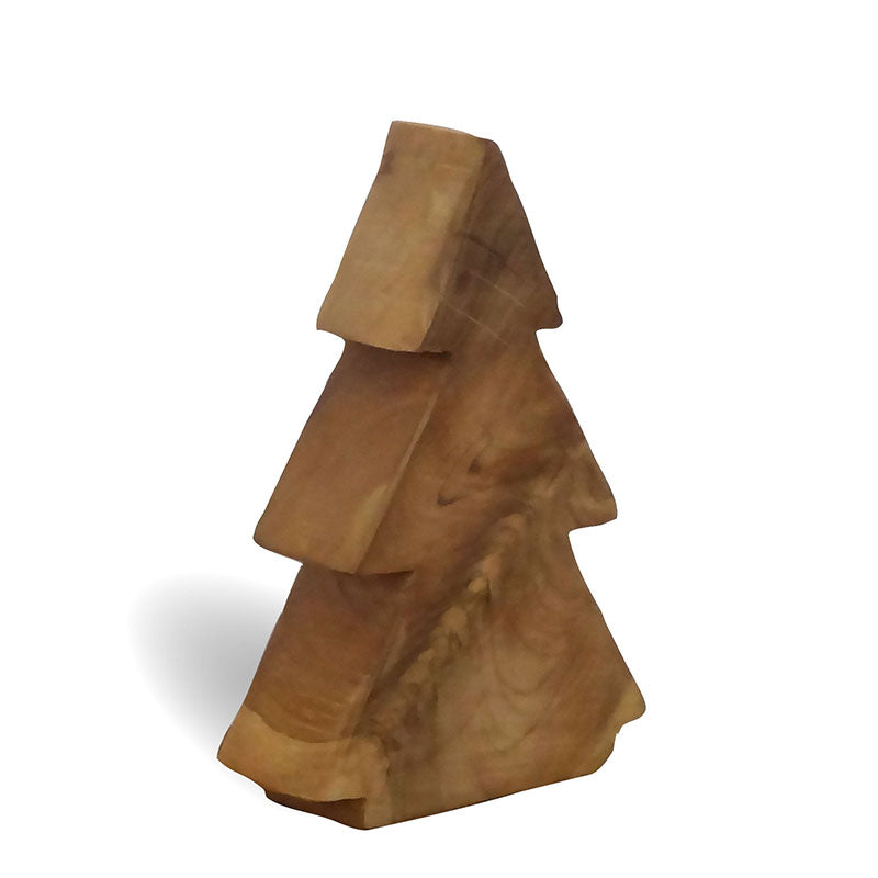 Teak Christmas tree small - approx. 26 cm high