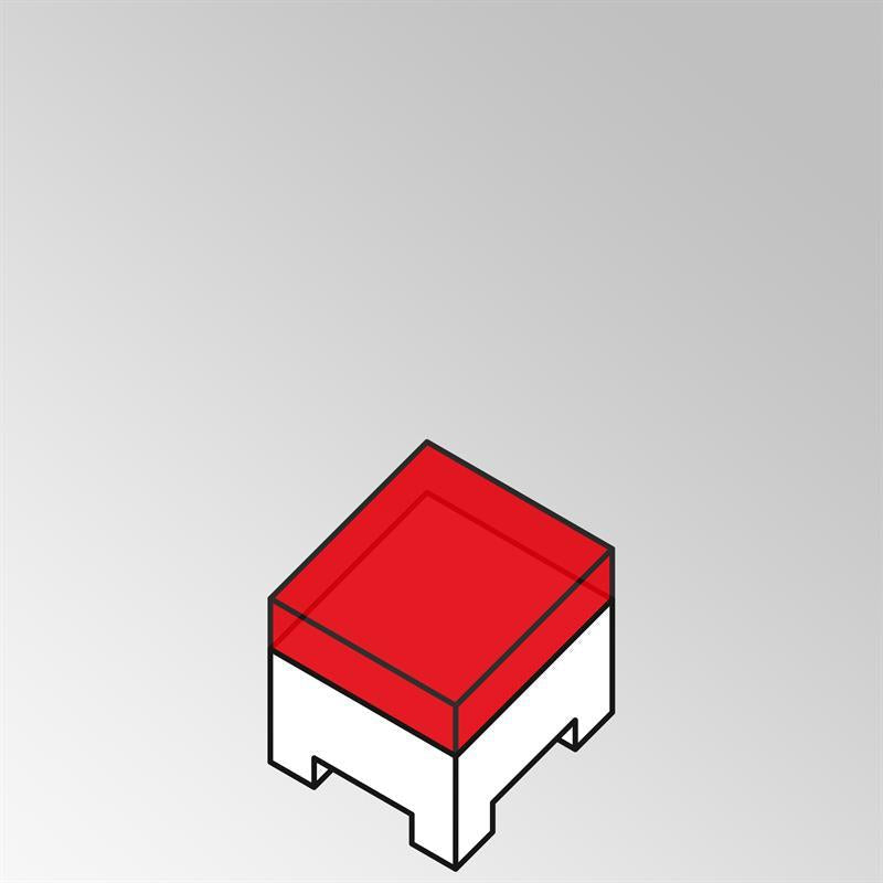 FLEXILounge cushion for side table 55x55 cm 13 cm thick Nagata