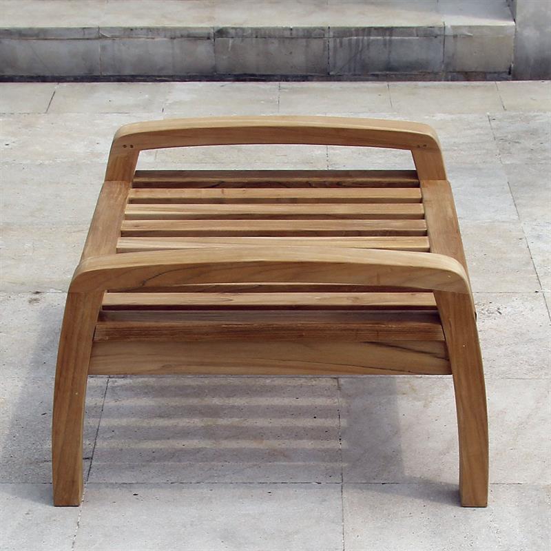 Corona Hocker/Fußschemel 66,5 x 72 x 40 cm - Zertifiziertes Teakholz GRADE A