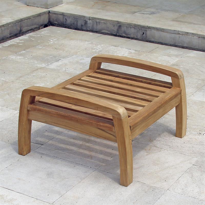 Corona Hocker/Fußschemel 66,5 x 72 x 40 cm - Zertifiziertes Teakholz GRADE A