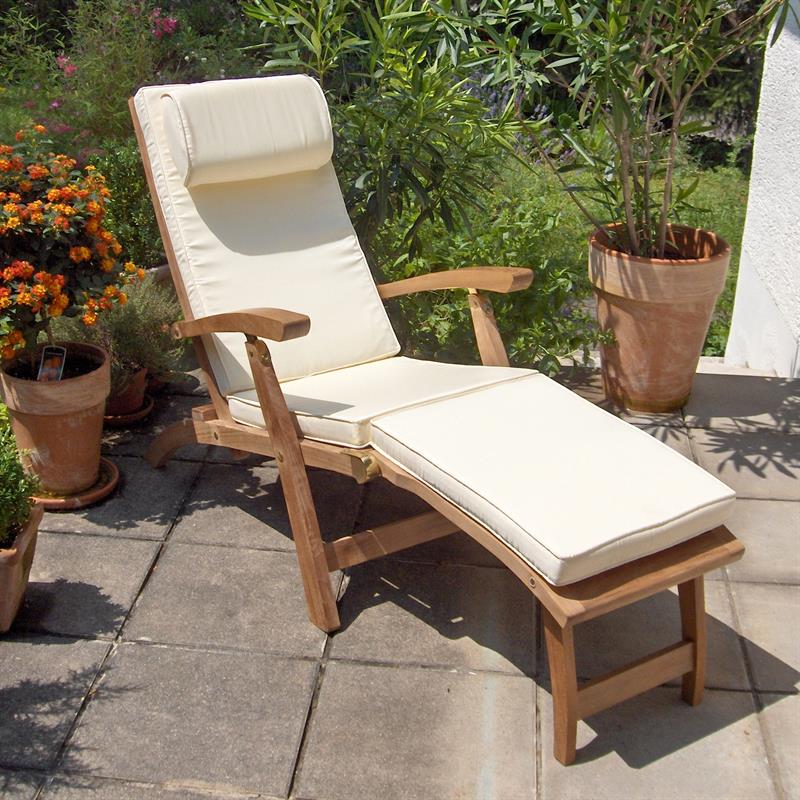 Deckchairauflage für Elegance Deckchair 187x46/42x5,5 cm Nagata