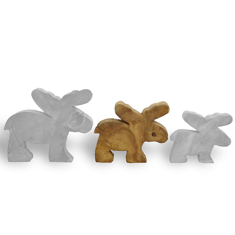 Teakholzelch mittel - ca. 25 cm