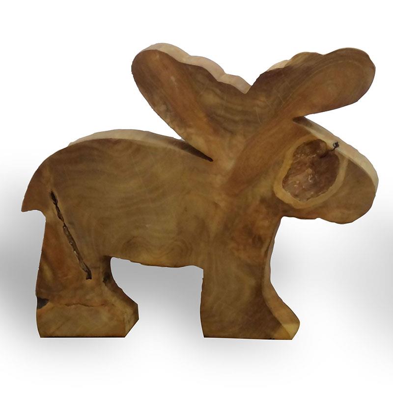 Teak moose large - approx. 31 cm
