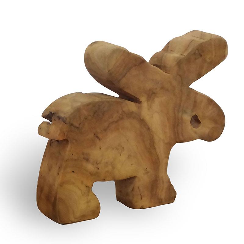 Teakholzelch mittel - ca. 25 cm