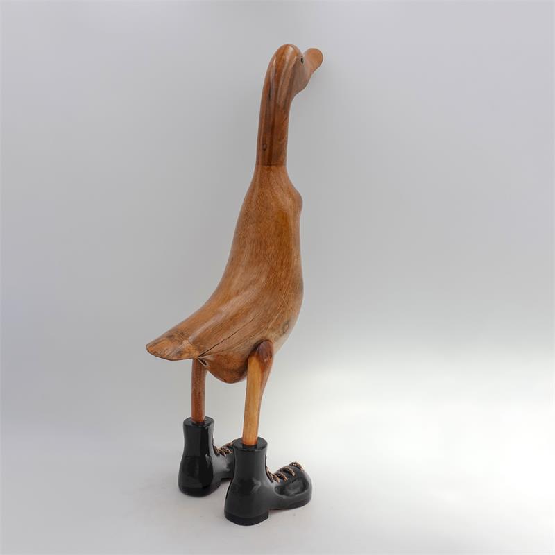 Canard « Clemens » montant beige-marron avec chaussures noires