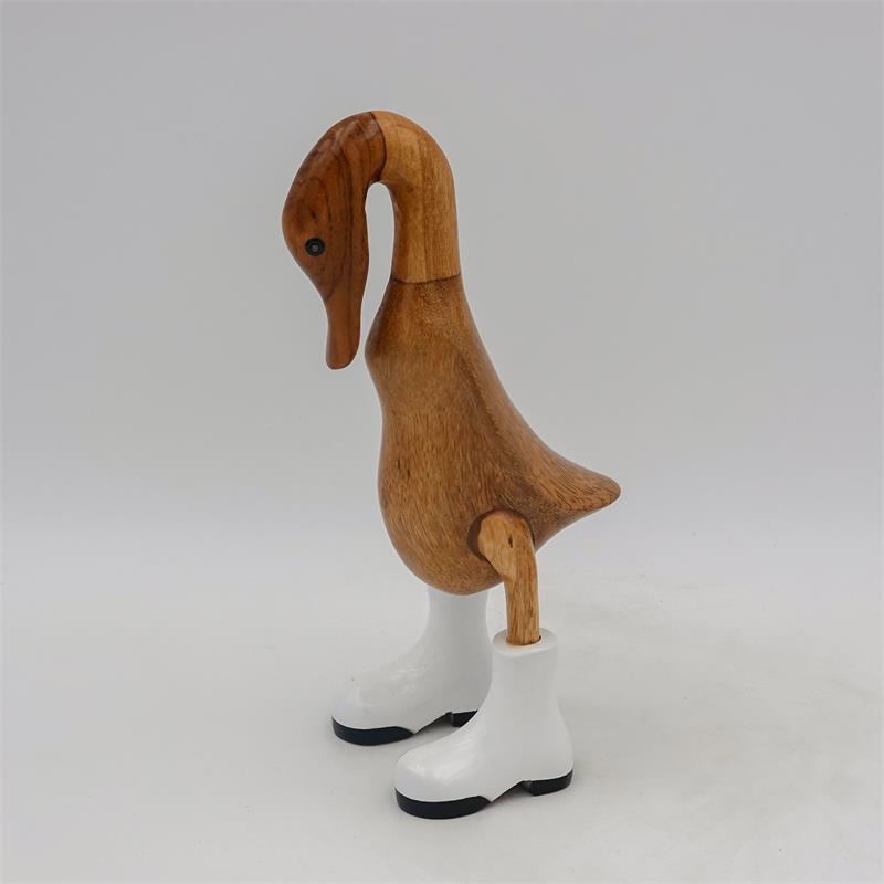 Duck »Petra« large brown upright with singed head