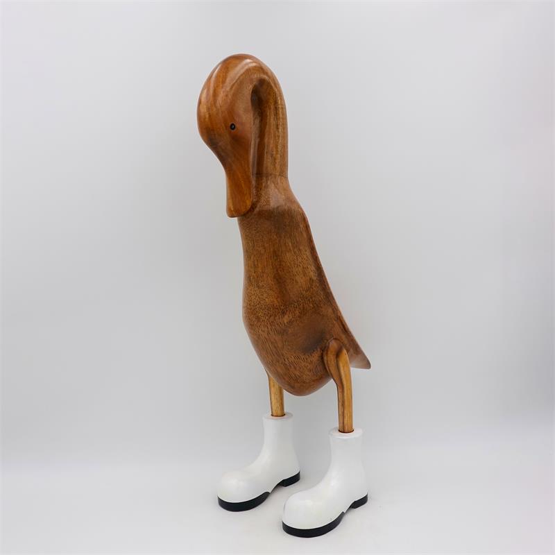Duck »Pia« huge beige-brown with lowered head