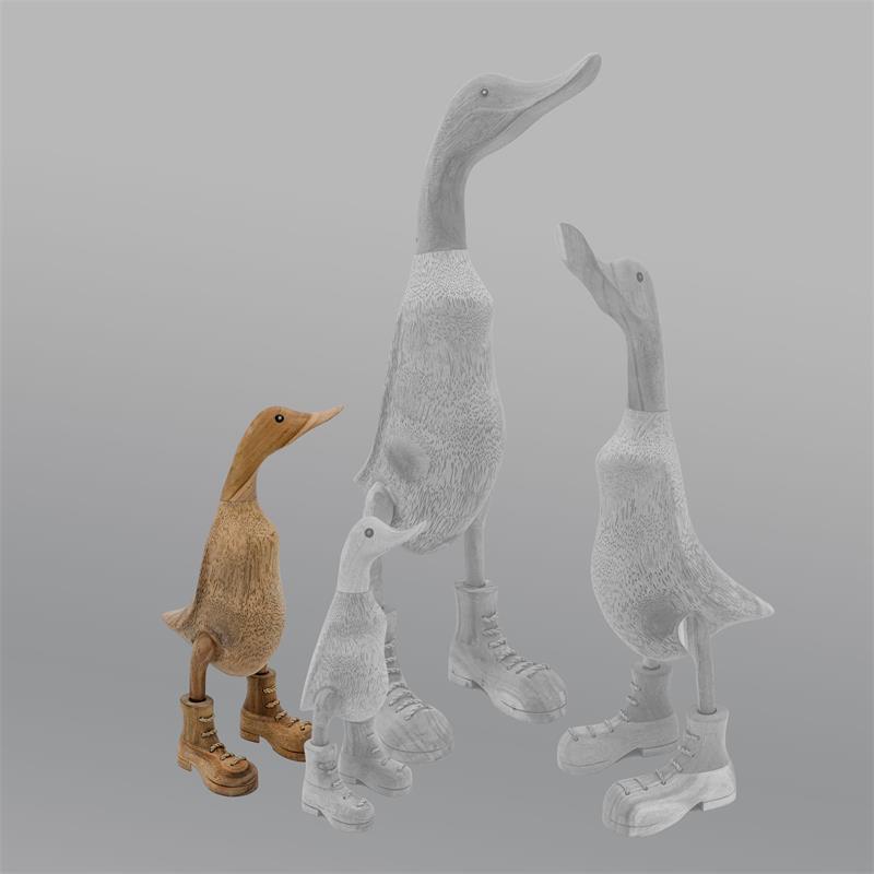 Canard « Bastian » - montant moyen beige-marron avec chaussures