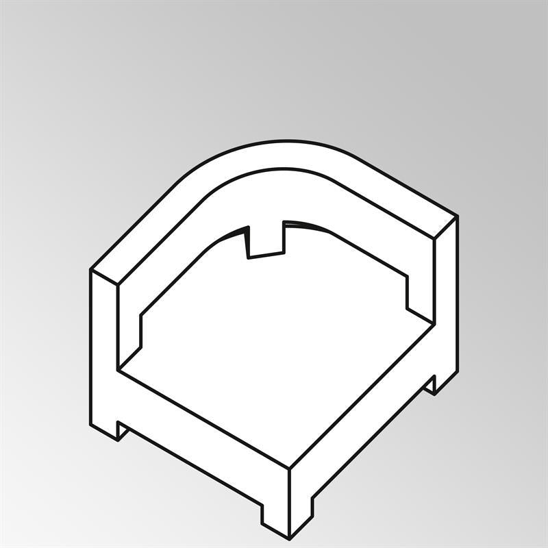 FLEXI Polsterset 2tlg Rundeck C-shaped 13 cm dick Sunproof für Rundeck