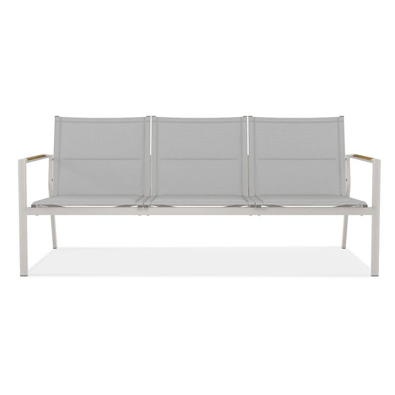 Gazelig Sofa 3-Sitzer 180,2 x 77 x 80cm Aluminium und Batyline
