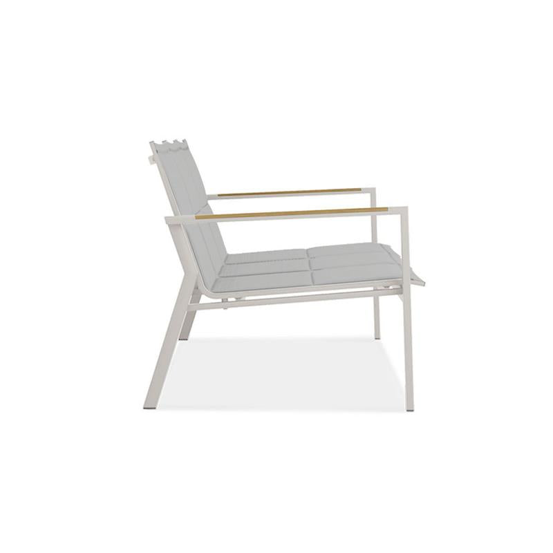 Gazelig Sofa 3-Sitzer 180,2 x 77 x 80cm Aluminium und Batyline