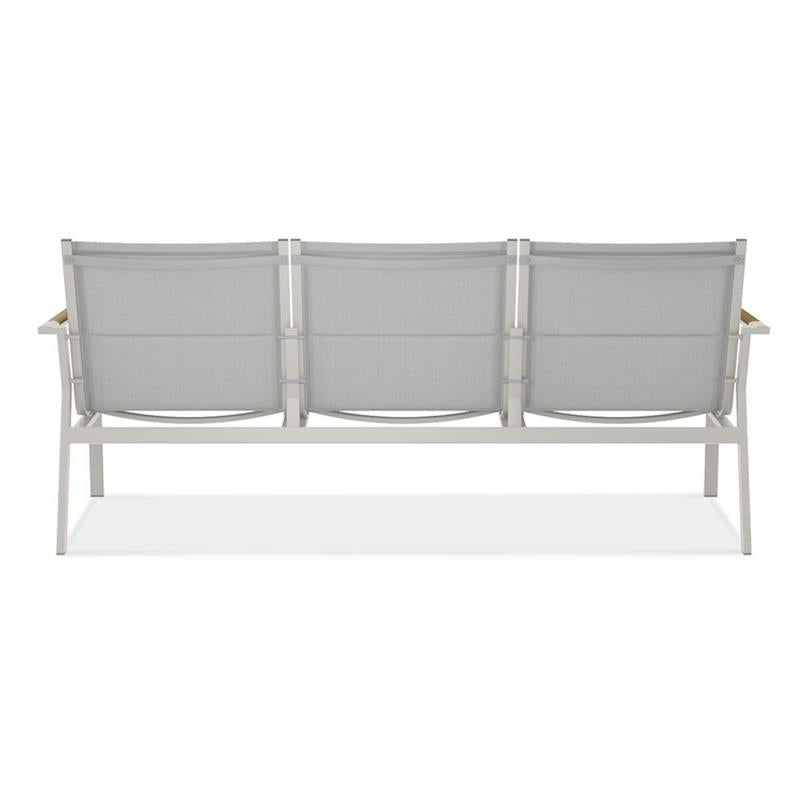 Gazelig Sofa 3-Sitzer 180,2 x 77 x 80cm Aluminium und Batyline