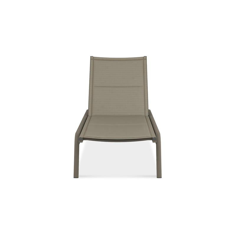 Gazelig Liege o.Armlehne 195 x 68,7 x 32,5 cm Aluminium und Batyline