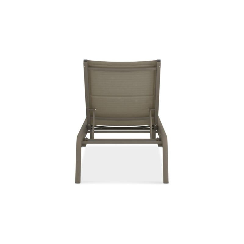 Gazelig Liege o.Armlehne 195 x 68,7 x 32,5 cm Aluminium und Batyline