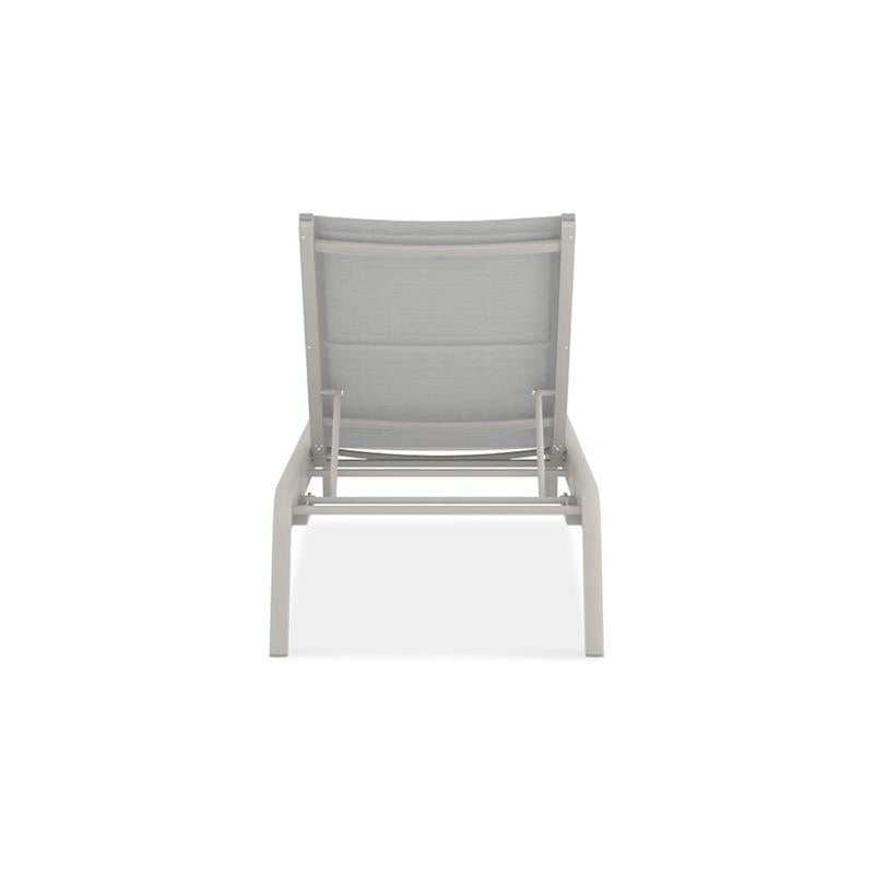 Gazelig Liege o.Armlehne 195 x 68,7 x 32,5 cm Aluminium und Batyline