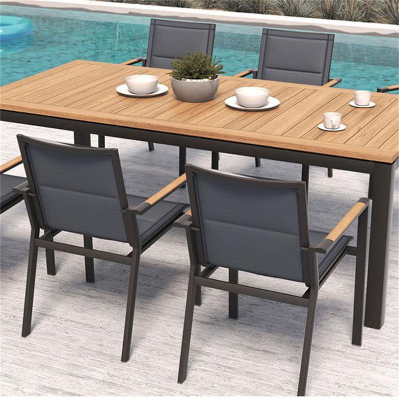 Gazelig Stapelstuhl 60 x 64 x 88 cm Aluminium und Batyline