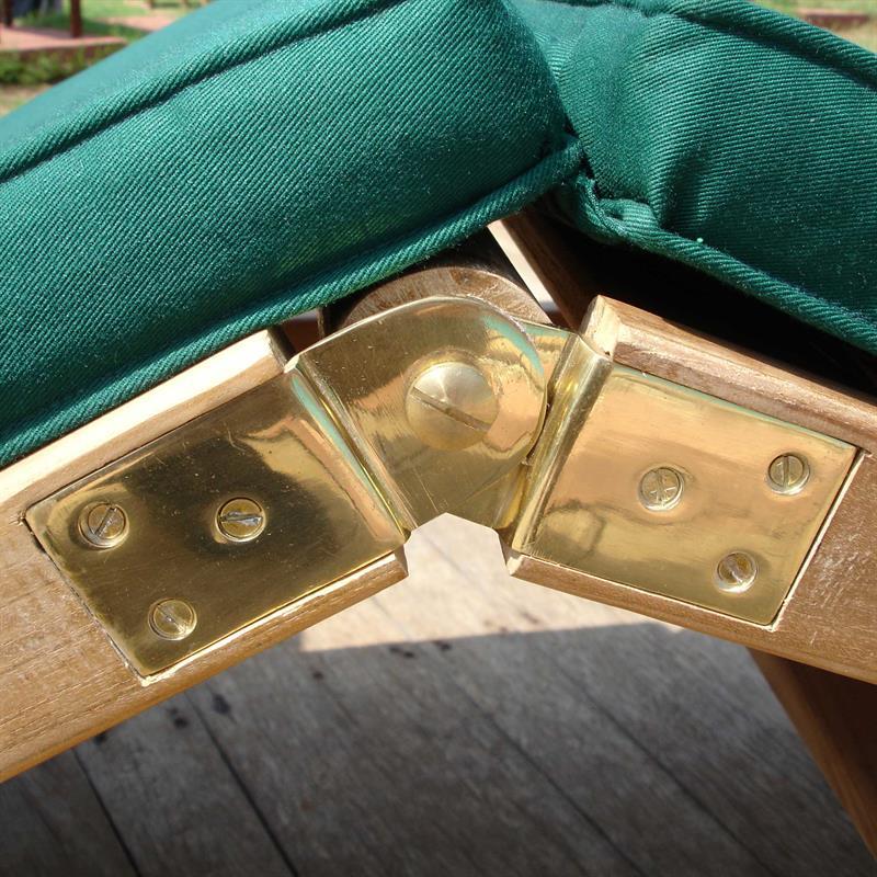 Hampton Deluxe Liegen Set 1 "Golden Ager" bestehend aus Hampton Liege mit 42cm Sitzhöhe und Liegenauflage in Nagata