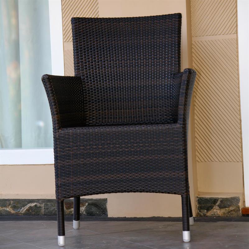 Coussin d'assise pour chaise Trinity avec accoudoir 45/39 x 47 cm Coloris spécial Sunproof