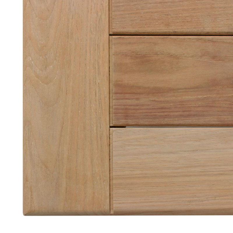 Piedra Beistelltisch quadratisch 50 x 50 x 50 cm Zertifiziertes Teakholz GRADE A