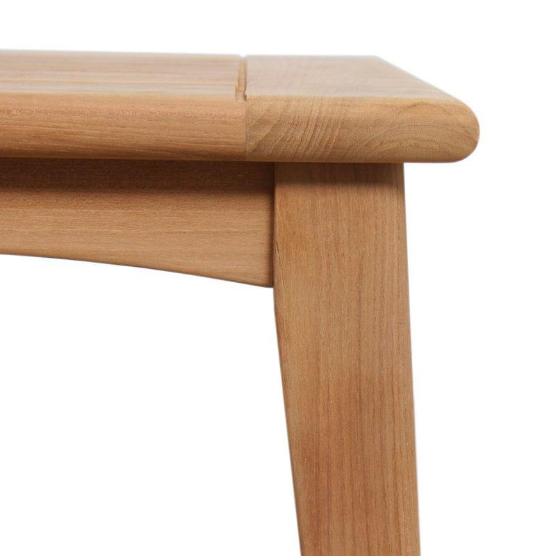 Piedra Beistelltisch quadratisch 50 x 50 x 50 cm Zertifiziertes Teakholz GRADE A