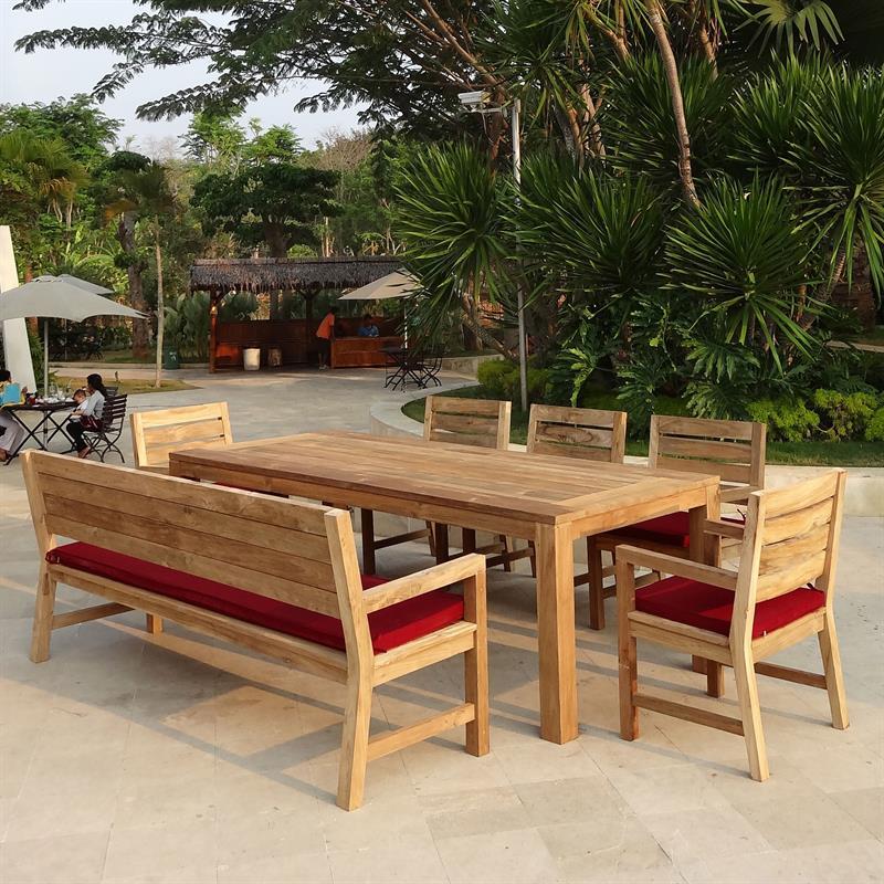 Dusun Bank 212 cm Recycling Teak