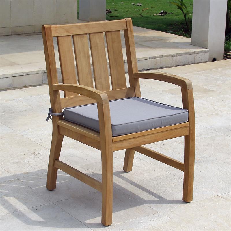 Corona Armlehnstuhl 56 x 63 x 90 cm - Zertifiziertes Teakholz GRADE A