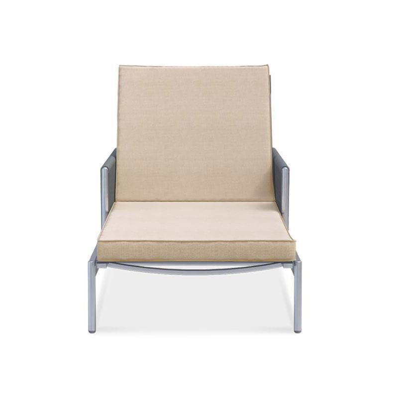 Snix Liege 205x73,5x50cm - rostfreier Edelstahl, Batyline und Rope-Material