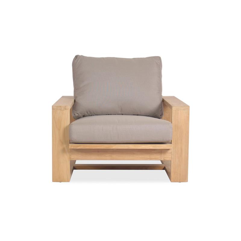 Trent Lounge Sessel - 89 x 95 x 71 cm - Zertifiziertes Teakholz GRADE A