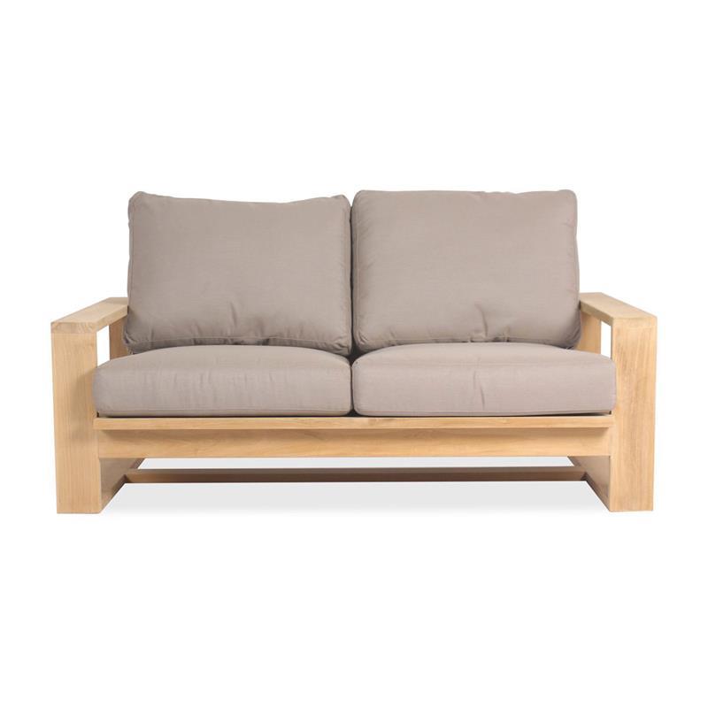 Trent Lounge Sofa 2-Sitzer - 89 x 155 x 71 cm - Zertifiziertes Teakholz GRADE A