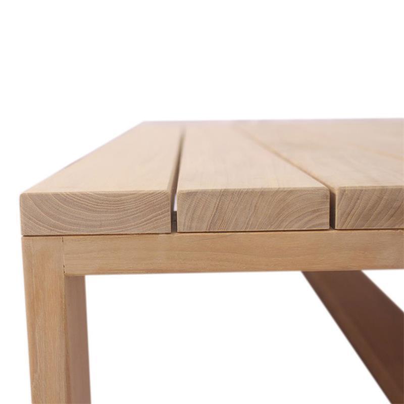 Trent Kaffeetisch - 122 x 71 x 26 cm - Zertifiziertes Teakholz GRADE A