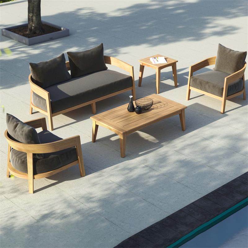 Vento Teak Sessel 1 Sitzer 80 x 83,7 x 67 cm