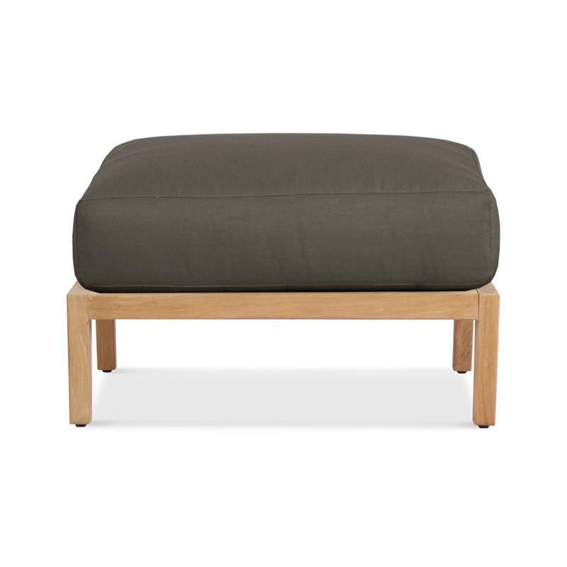 Vento Teak Hocker / Fußschemel 80 x 60 x 30 cm - zertifiziertes Plantagenteakholz Grade A