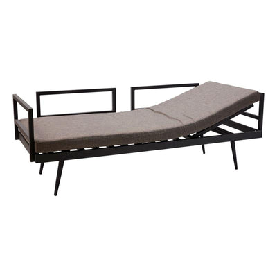 Rio Lounge Sofa 2 pieces anthracite and grey aluminum powder coated with all upholstery