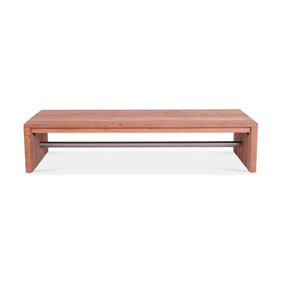 Clio sofa table 150 x 70 x 40 cm recycled teak brushed and stainless steel