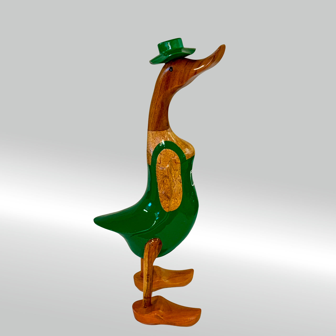 Ente Gärtner groß »Roy« grüne Schürze mit Tasche