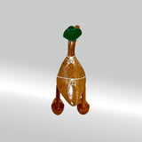 Ente Gärtnerin klein »Babuschka« grüne Schürze mit Blümchen