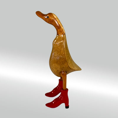 Ente TOPMODEL mittel »Linda« mit roten High Heels