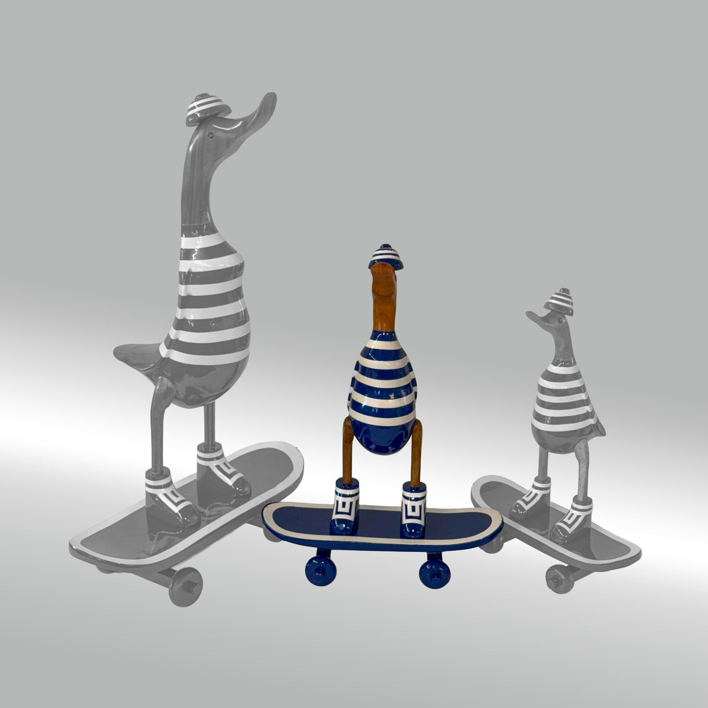 Ente Skateboard  mittel »Coco« Board mit rollenden Rollen  ca. 41 cm hoch