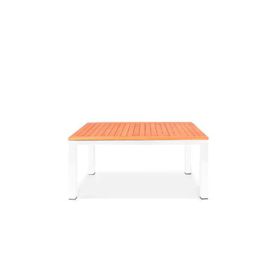 Florence aluminum front extension table 230/160x100x77 cm Certified Teak GRADE A with aluminum frame