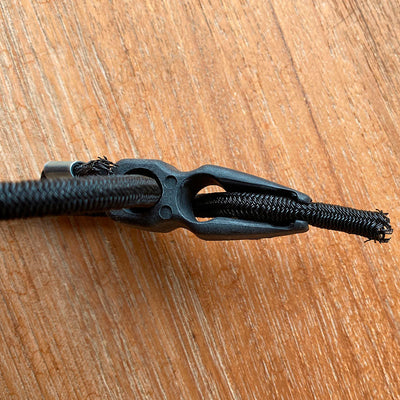 Jeu de tendeurs en caoutchouc - 4 pièces, 25 cm de long, 5 mm d'épaisseur pour fixer les couvercles avec œillets