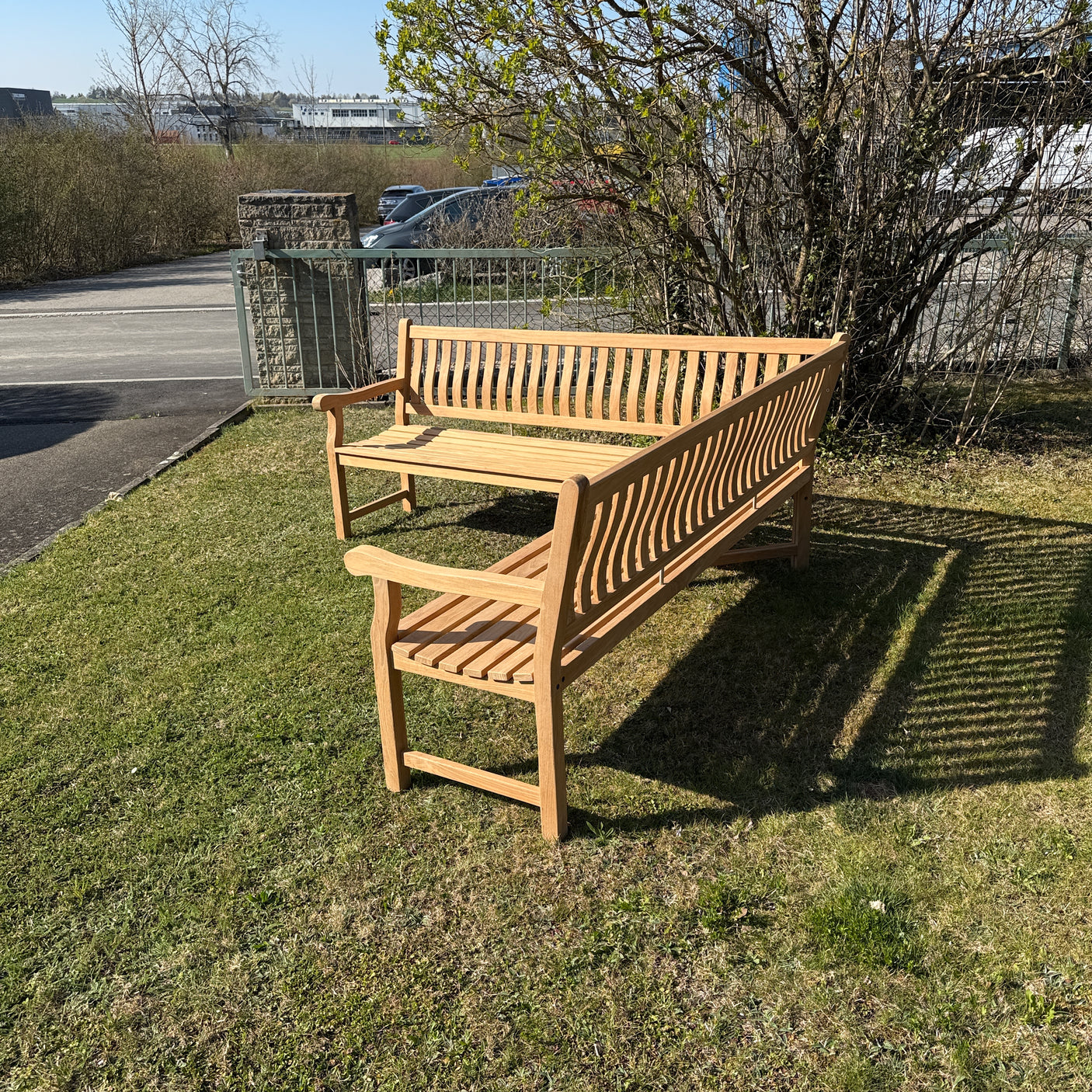 Florida Classic Eckbank 214/214 cm - Zertifiziertes Teakholz GRADE A