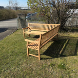 Florida Classic Eckbank 214/214 cm - Zertifiziertes Teakholz GRADE A