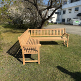 Florida Classic Eckbank 214/214 cm - Zertifiziertes Teakholz GRADE A